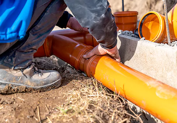 Drain Sewer Line Repair in Ballantrae, Ontario
