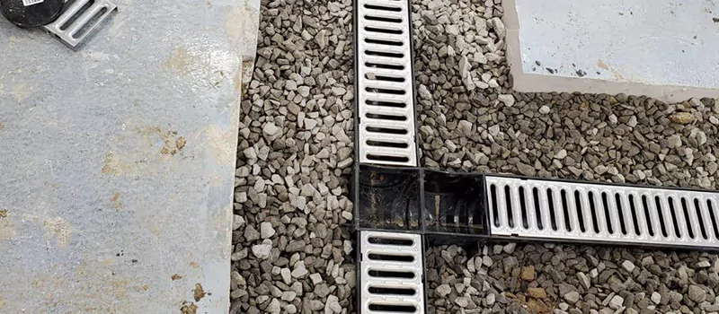 Storm Water Trench Drain Repair in Ballantrae, ON